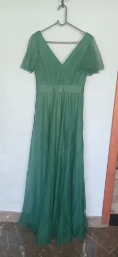 Vestido verde esmeralda