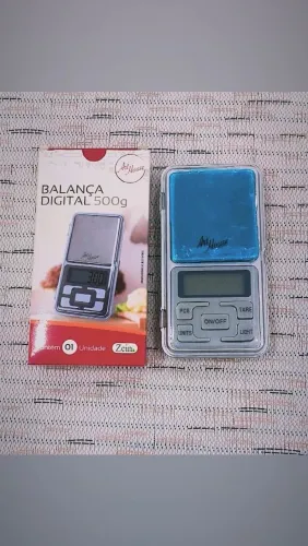 Mini balança digital 500 g (Com pilhas inclusas)