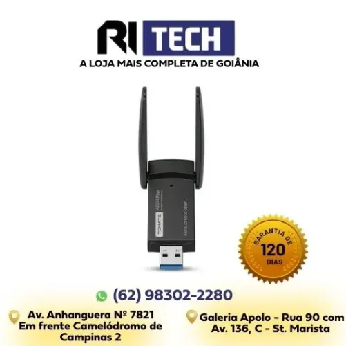 Adaptador USB Wi-Fi MWI-004 Sem Fio para PC
