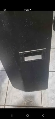Par de caixas de som feitas do zero ativa e escrava 