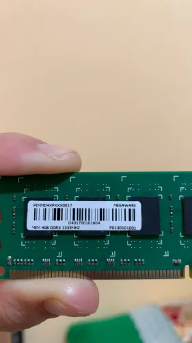 MEMÓRIA RAM DDR3 MEGAWARE 4GB 1333HZ
