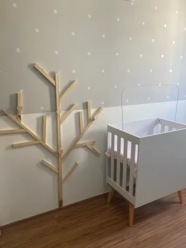 Berço Evolutivo 3 em 1 MDF + Colchões - Carolina Baby
