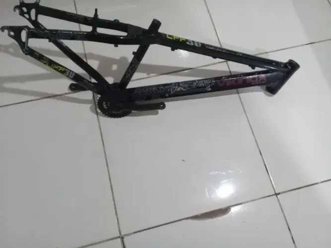 Quadro Bicicleta Alumínio 26 Freeride Vikingx Tuff30 - Menor preço 300 R$