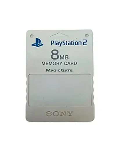 Memória card original ps2 cinza