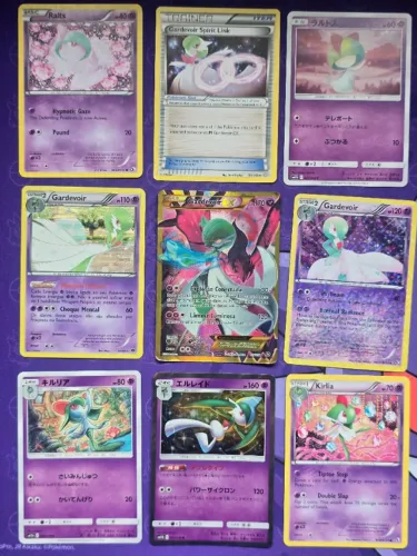 Cartas Gardevoir, Ralts, Kirlia, Gallade - Pokemon TCG - Valores na descrição