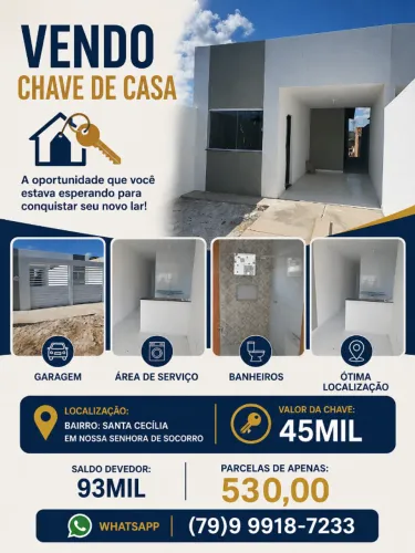 Vendo Chave De Casa Nova