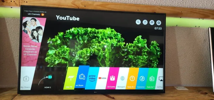 TV 43 polegadas smart com cabo controle todos apss YouTube e Netflix Bluetooth e d mais