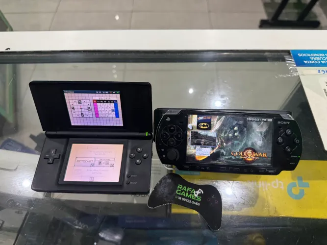 PSP PlayStation Portátil desb com jogos 299 e Nintendo Ds 199 em até 18x!