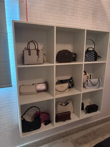 móvel branco colmeia mdf