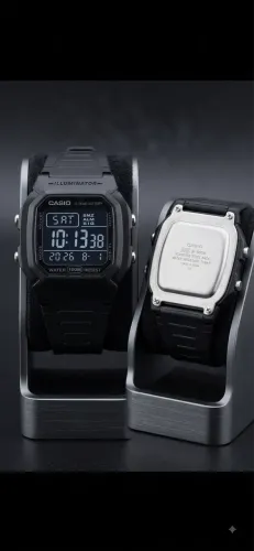 Relógio Casio W-800H Visor Negativo Original - Raro