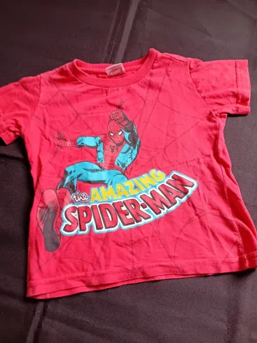 Camisa infantil homem aranha 