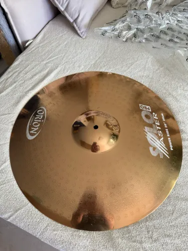 Kit de pratos Orion Solo Pro Master - Hi-Hat 14, Crash 16 e Ride 20