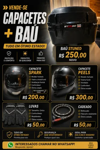 Kit motoqueiro ou unitário
