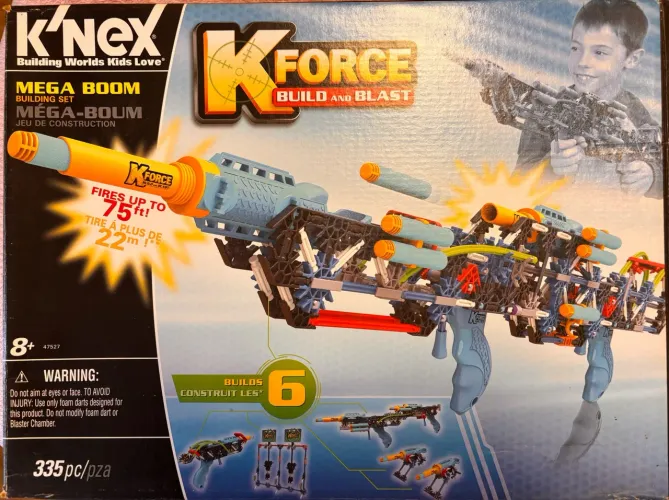 K'NEX K-Force Mega Boom Building Set (335 peças)