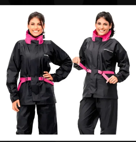Kit Capa De Chuva Motoqueiro Pantaneiro Nylon Feminino