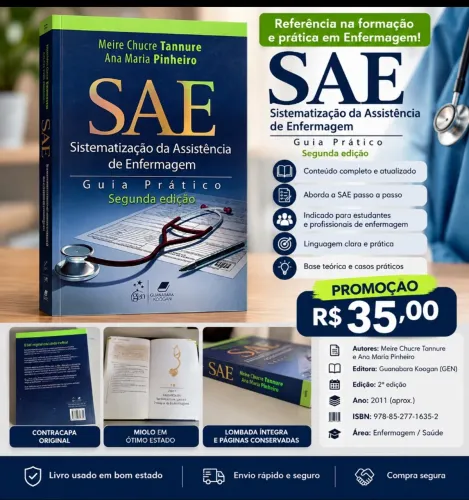 Livro SAE - Sistematização da Assistência de Enfermagem: Guia Prático