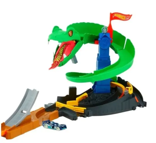 Pista Ataque de Cobra, Hot Wheels, Mattel