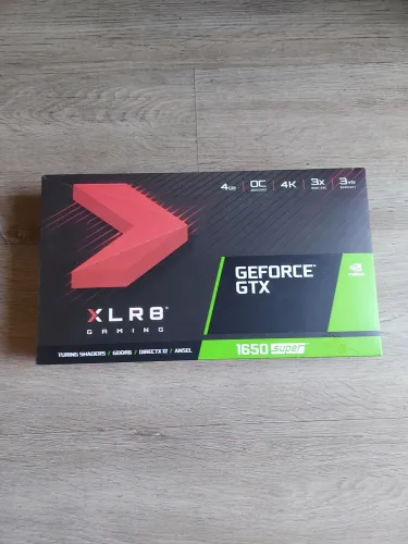 Caixa Vazia Completa PNY GeForce GTX 1650 Super XLR8 Gaming