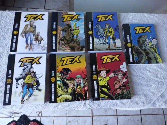 TEX - GRANDES MESTRES - COLEÇÃO COMPLETA - 7 VOLUMES