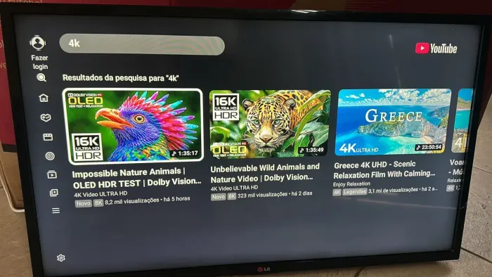 TV LG smart com wi-fi