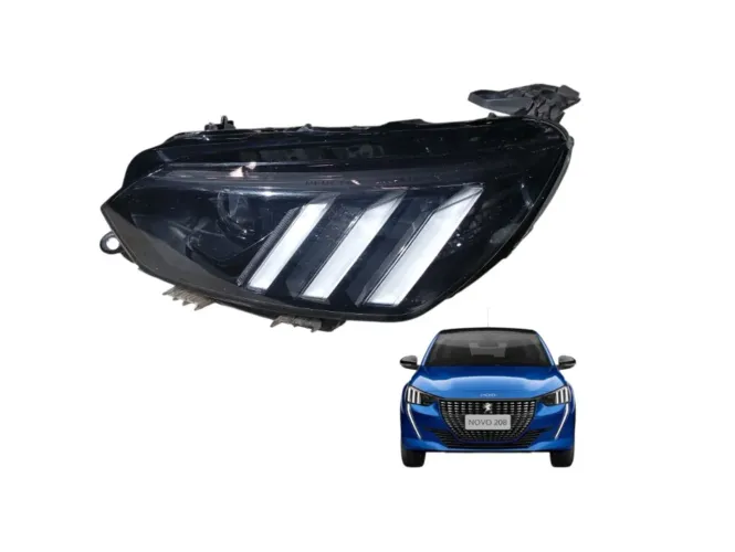 Farol Dianteiro Esquerdo Peugeot 208 Griffe 1.6 2021  Esquerdo/motorista