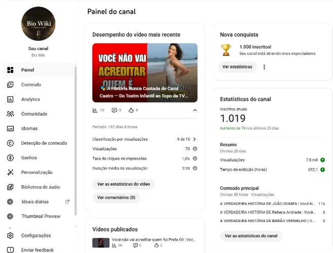 Canal Youtube para Monetizar