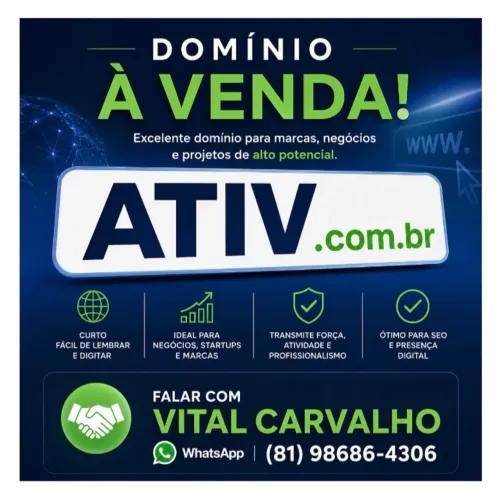 Vendo domínio ATIV.com.br