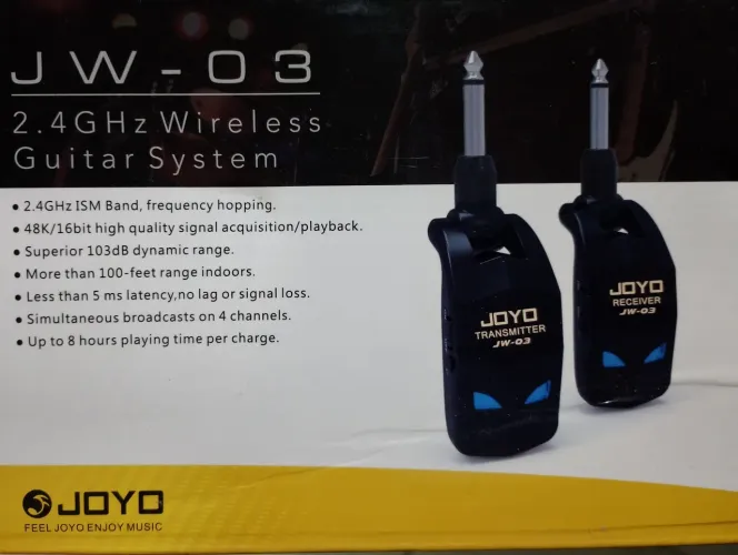 Transmissor sem fio para guitarra Joyo JW-03