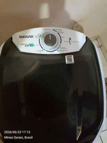 Lavadora tanquinho 10kG suggar 