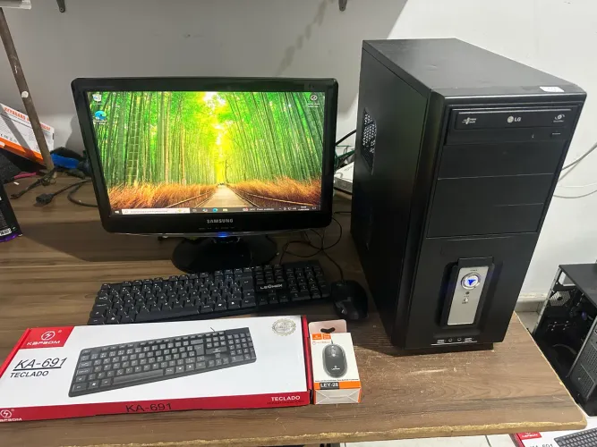 Computador com 8 gb ssd para empresas escritórios loja fisica