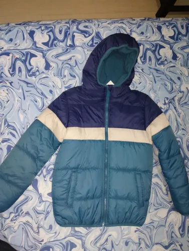 Jaqueta Puffer Bobojaco infantil forrada (NOVA) - Tam. 10 anos