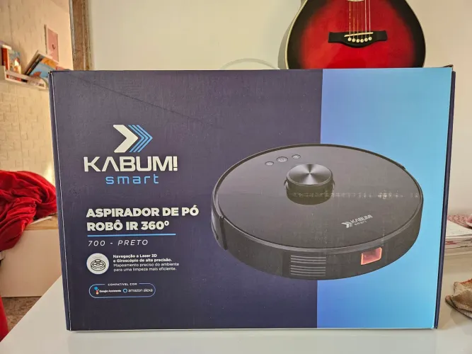 Robô Aspirador Kabum smart 700 preto