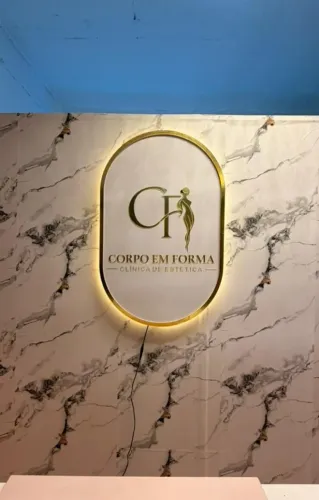 Placa luminosa recepção