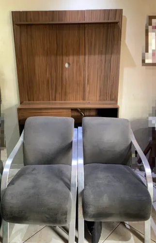 Conjunto de poltronas e BRINDE DE Painel de TV - aceito oferta
