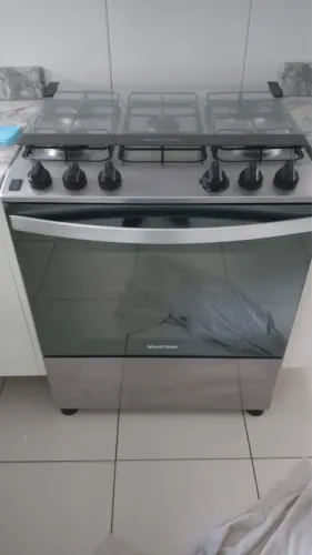 Fogão de piso Brastemp 5 bocas
