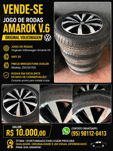 Vende-se jogo de rodas da Amarok