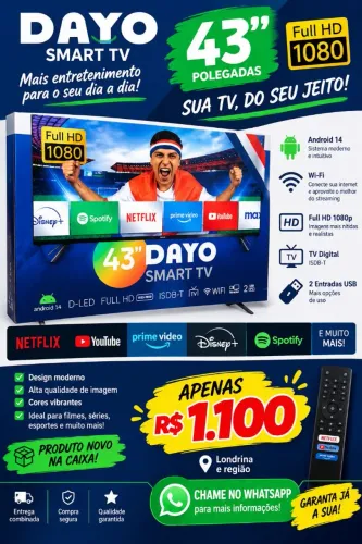 Tv smart 43