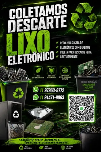 Coleta De Lixo Eletrônico Empresarial - Retiramos No Local HDs e SSDs