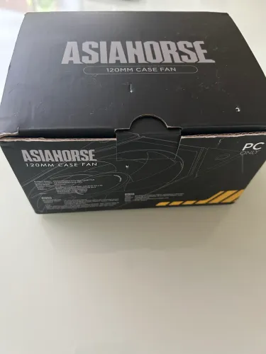 Kit com 3 fans asiahorse magnética rgb