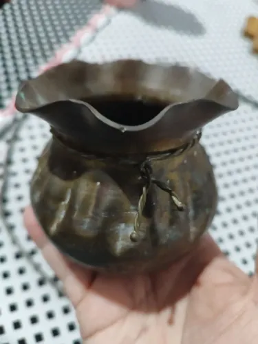 Sacolinha de moedas em bronze