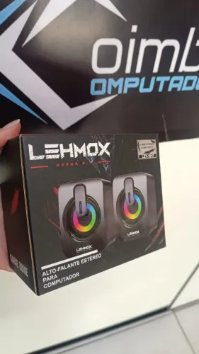 Caixa De Som Gamer Led Para Computador Ley-1917 - Loja Coimbra Computadores Entregamos