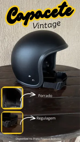 Capacete Old School Rebaixado
