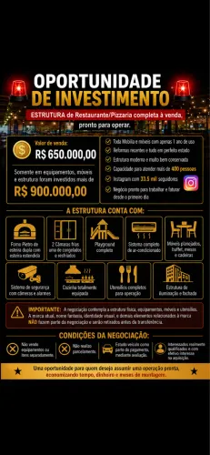 Vende-se pizzaria 