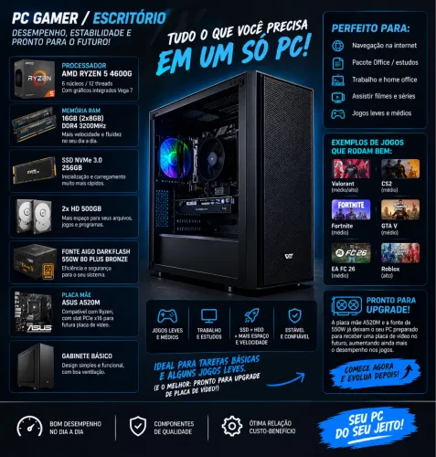 PC Ryzen 5 4600g