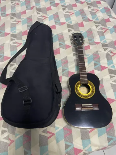 Cavaquinho ROZINI FIBER (fibra), captador eletrônico, fabricacao 2004 + bolsa - RELÍQUIA