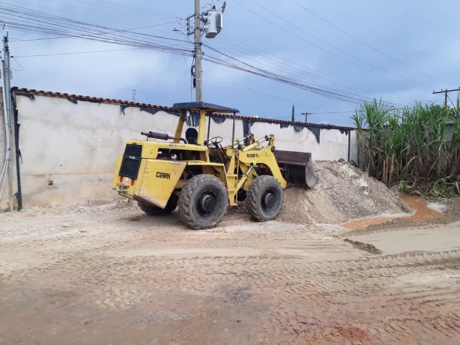 Draga,moinho , pá carregadeira