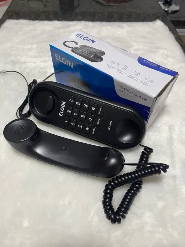 Telefone Fixo Elgin TCF 1000 - Simples, Resistente e Funcional