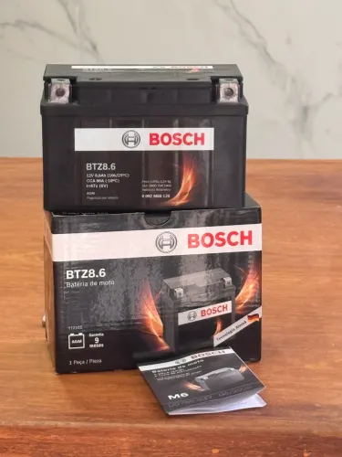 Bateria Bosch Btx8,6bs Ytz10s Yamaha Mt-07 Mt-09 Yzf R1 R6
