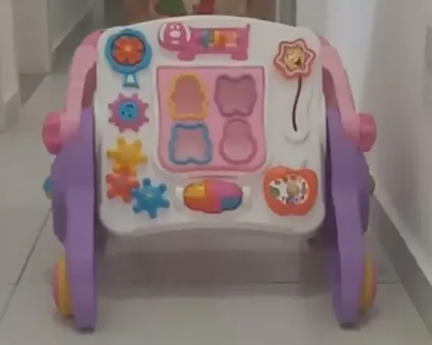 Andador bebê menina ótimo estado 