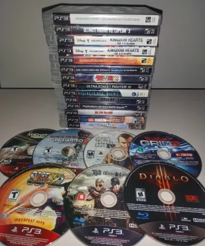 (BARATO!) COLEÇÃO TOP! 26 GAMES PS3 RELÍQUIAS! Parcelo 12x! ENTREGO BH!